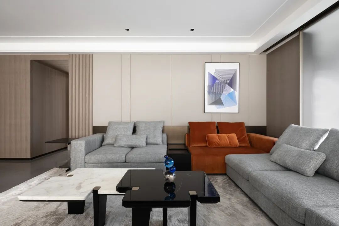 山水国际 · 现代轻奢的宁静家居空间丨中国杭州丨品冠设计-7