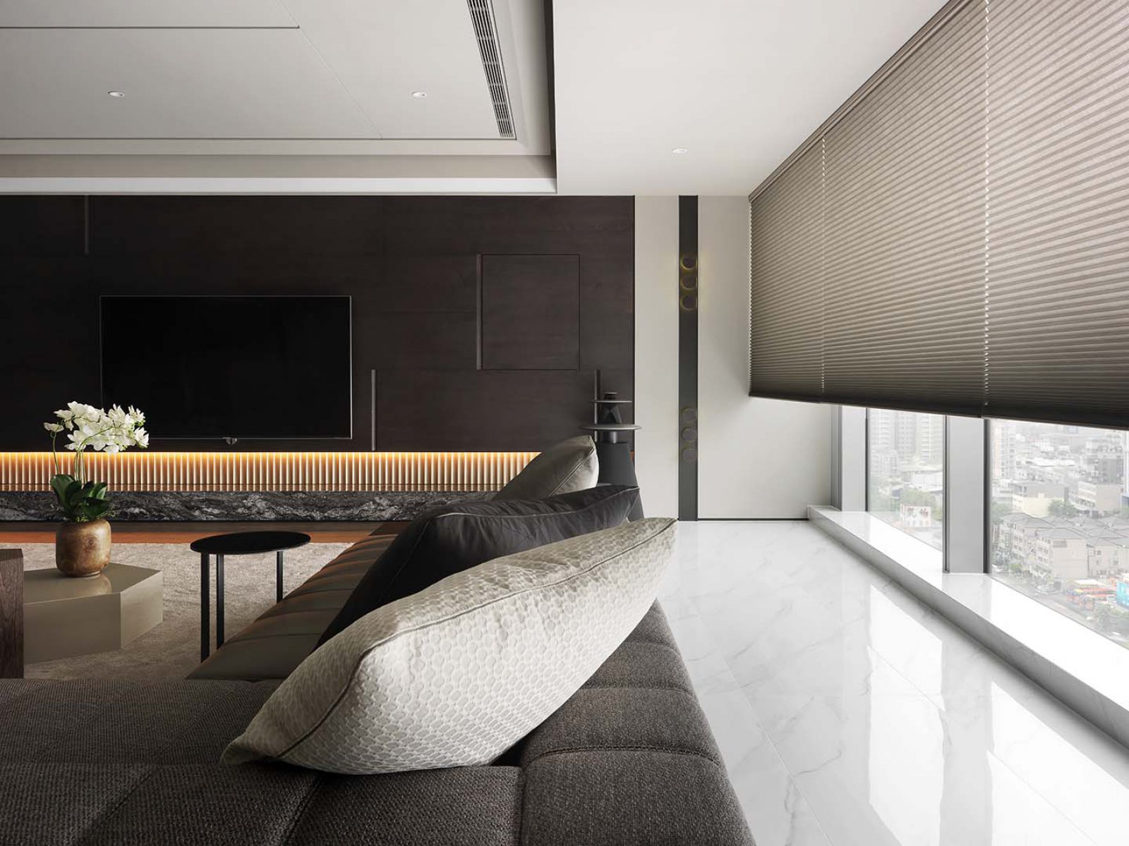 虚实悬浮——现代住宅设计 欣磐石建筑空间规划事务所-9