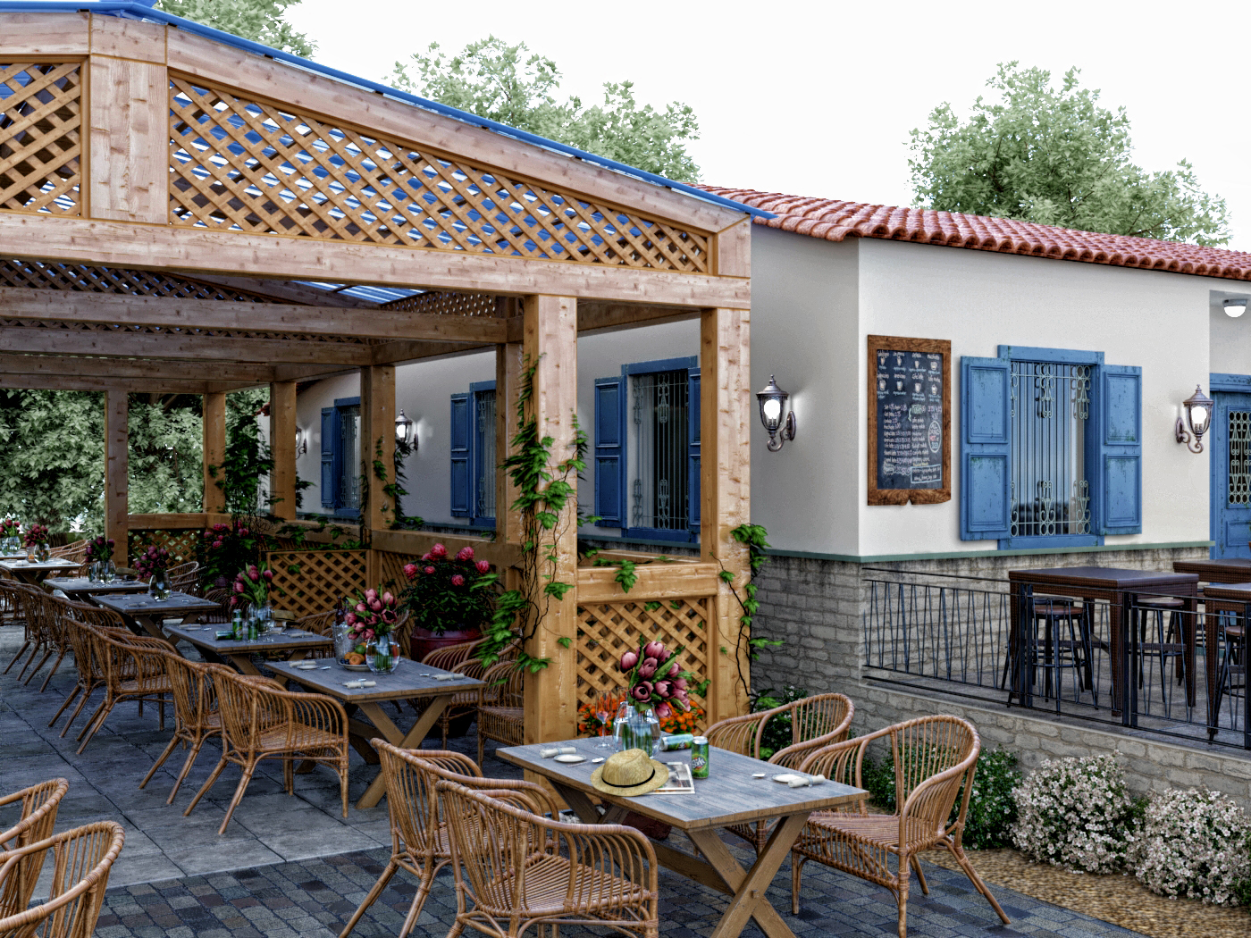 Mediterranean Style Café-6