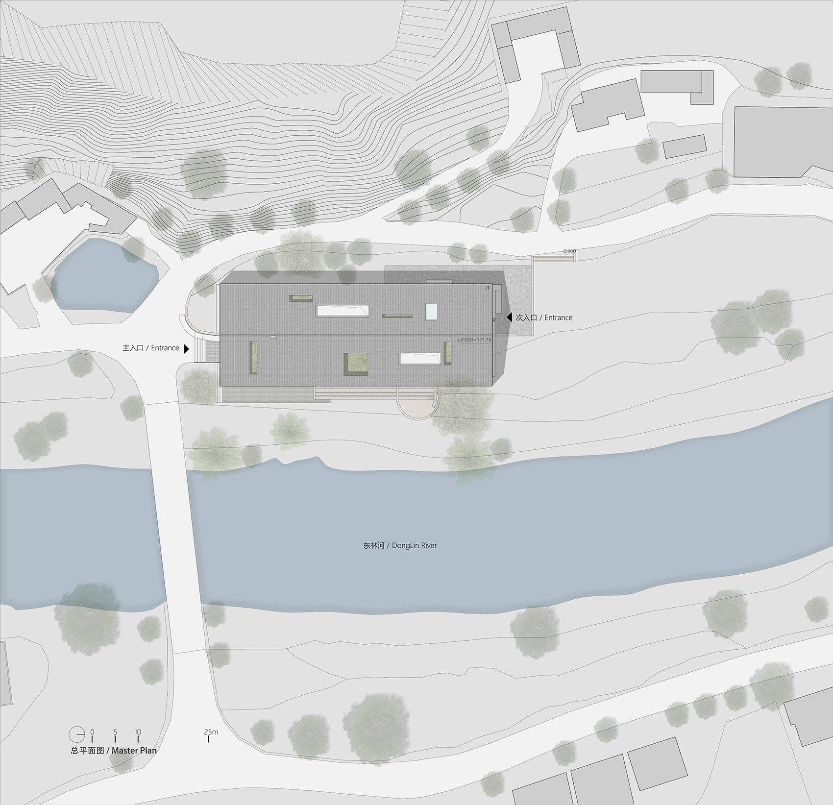 乐山东林村镇文化中心 | 传统与现代交融的乡村社交空间-104