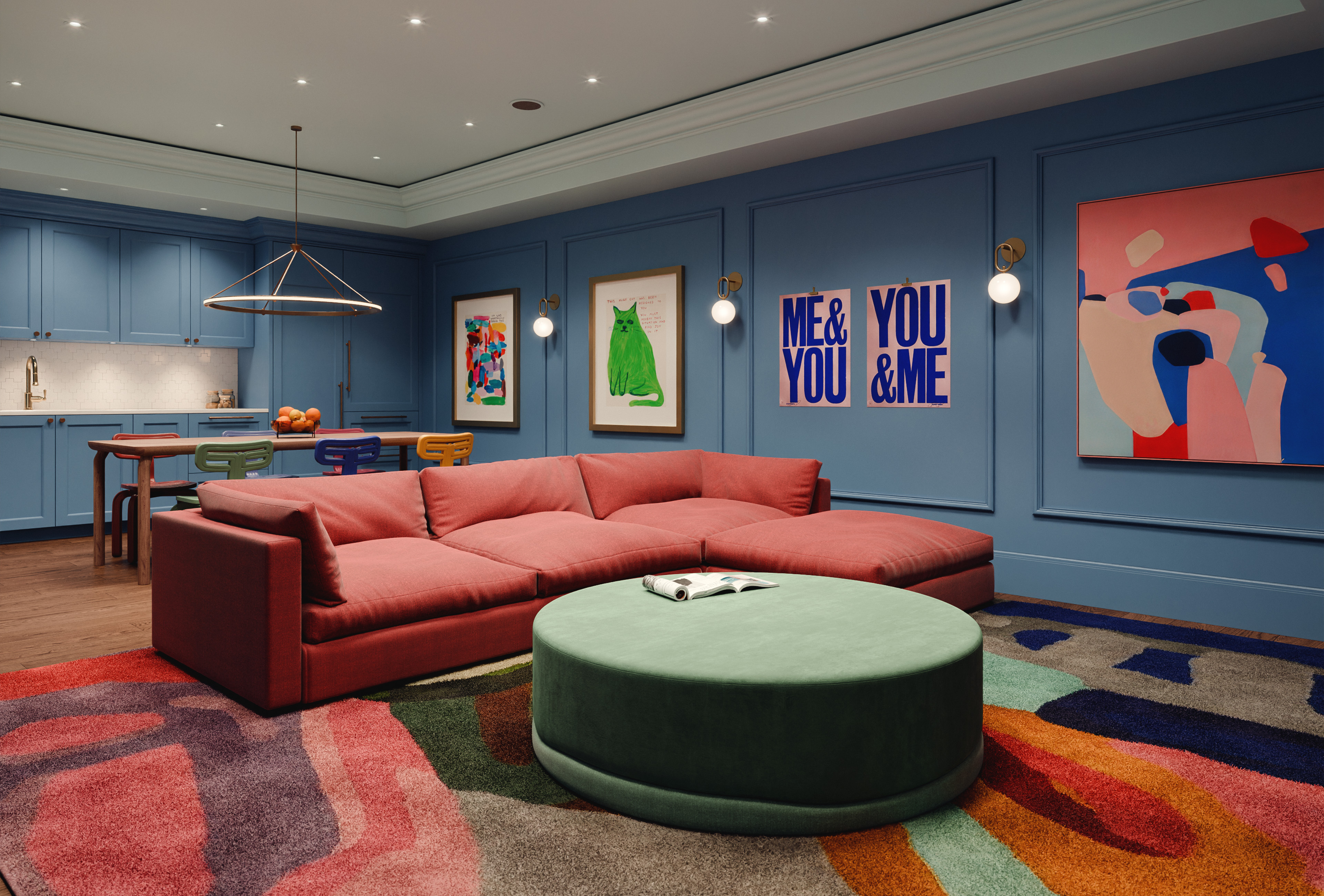 住宅室内装饰（注：这里interior常见理解为室内装饰、内部装修等意思，结合Residential House，这样翻译比较符合语境） 丨Canada丨Base A Studio-24