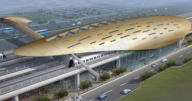 车站设计案例效果图2-16