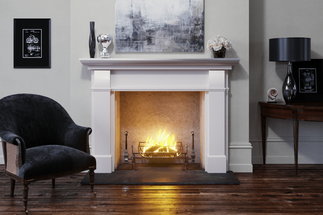 冬日里的温暖庭院壁炉设计-9