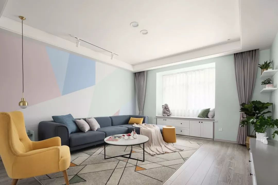 清新北欧三室两厅，卡座餐厅浪漫实用-17