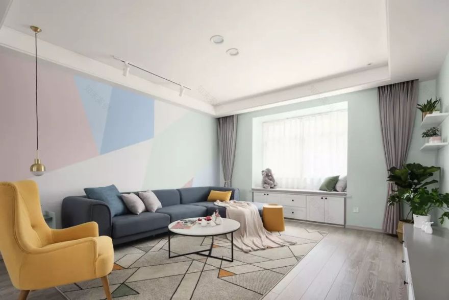 清新北欧三室两厅,卡座餐厅浪漫实用-17