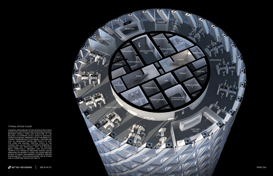 纽约“超薄”摩天大楼的室内设计解析-45