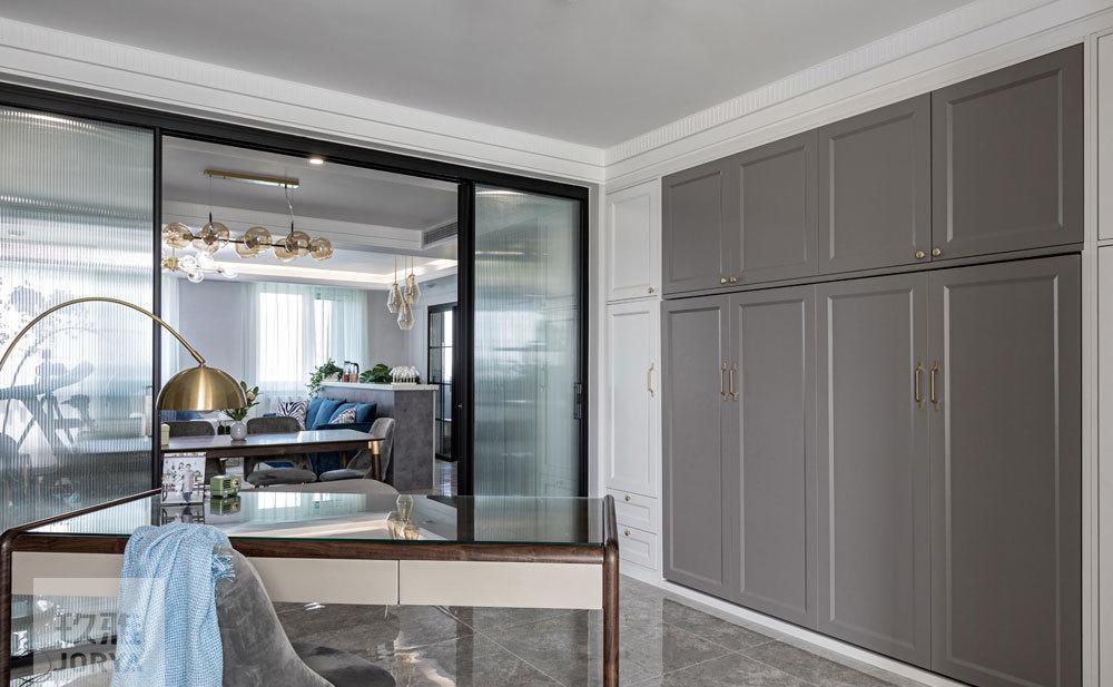 陆离设计师打造开放式平层空间，卧室变吧台书房-65