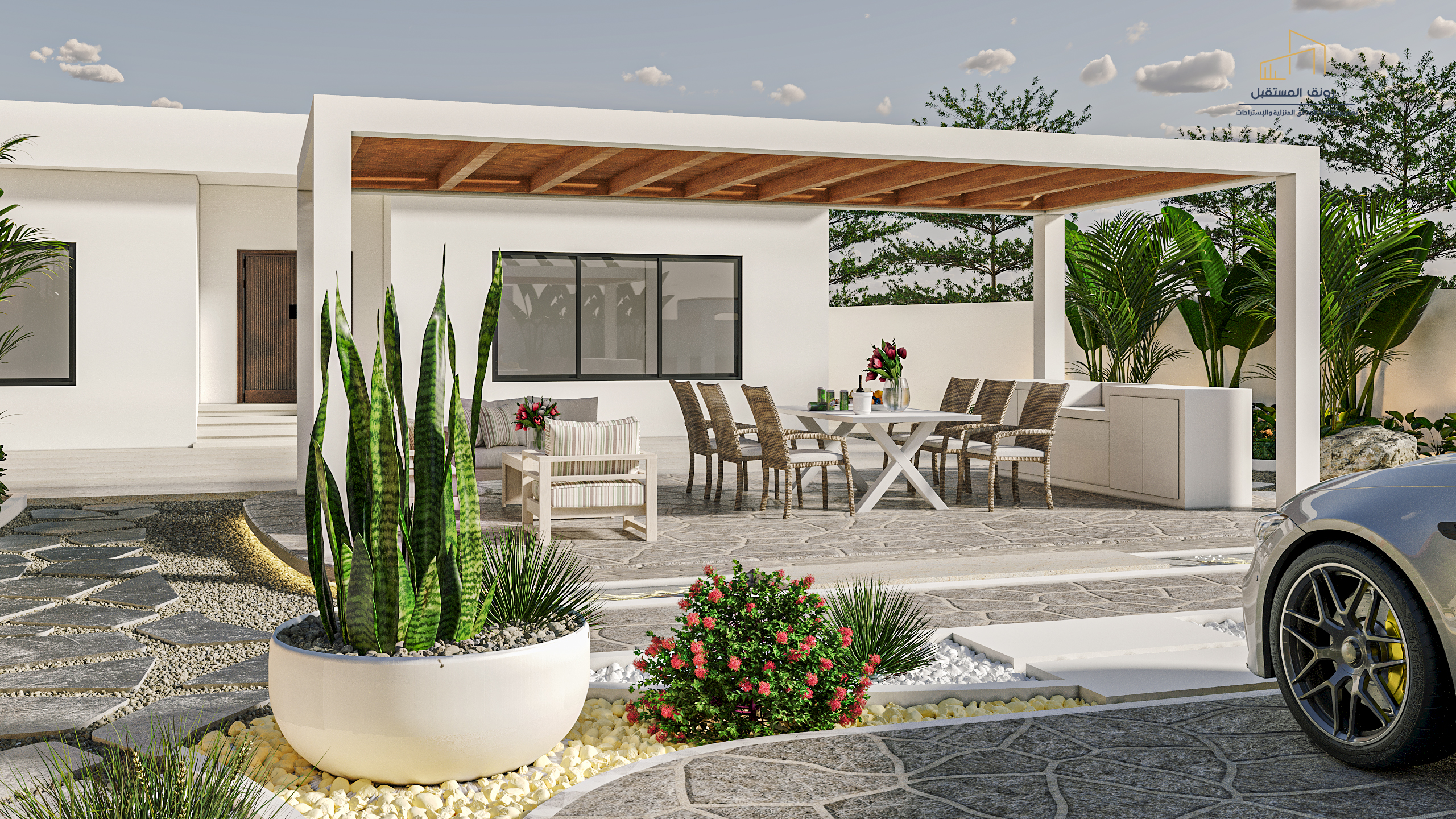 FARMHOUS LANDSCAPE DESIGN, MUSCAT-3