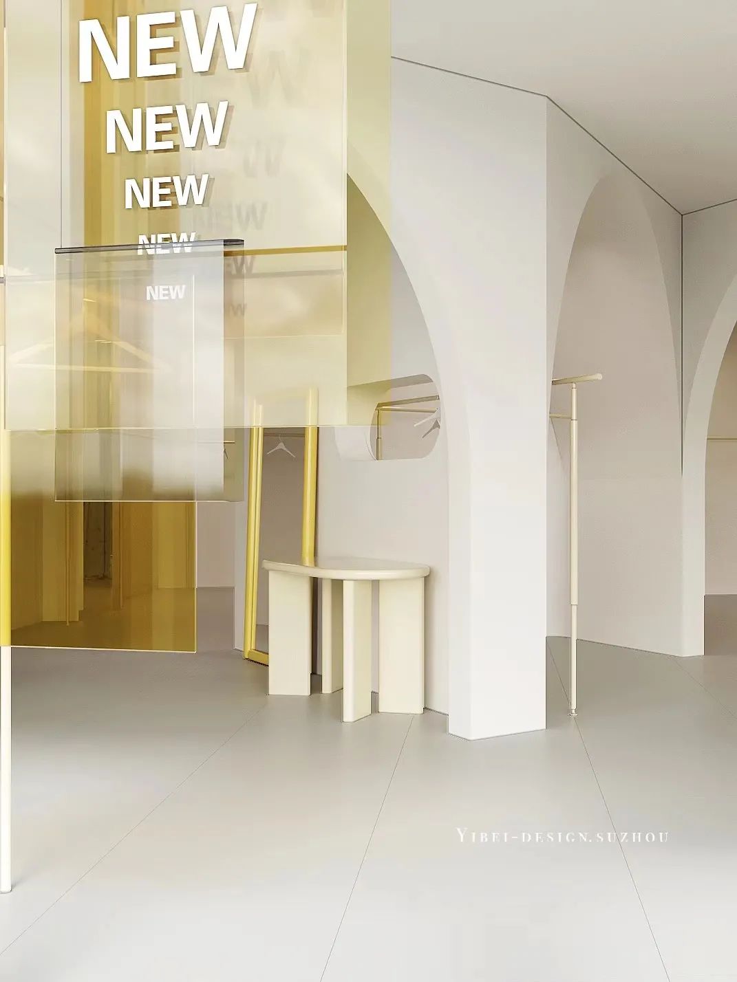 色彩之舞 · 黄白空间的艺术对话丨中国苏州丨YIBEI DESIGN-1