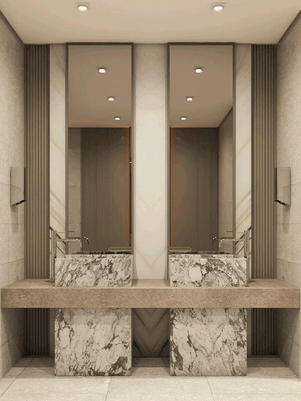 VITTORII Tower Hotel 洗手间翻新设计丨沙特阿拉伯利雅得-11