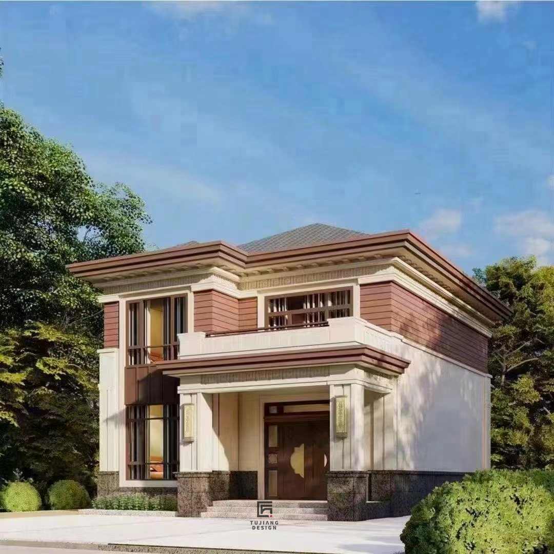 别墅外观设计案例丨外观经典大方，布局超赞-4