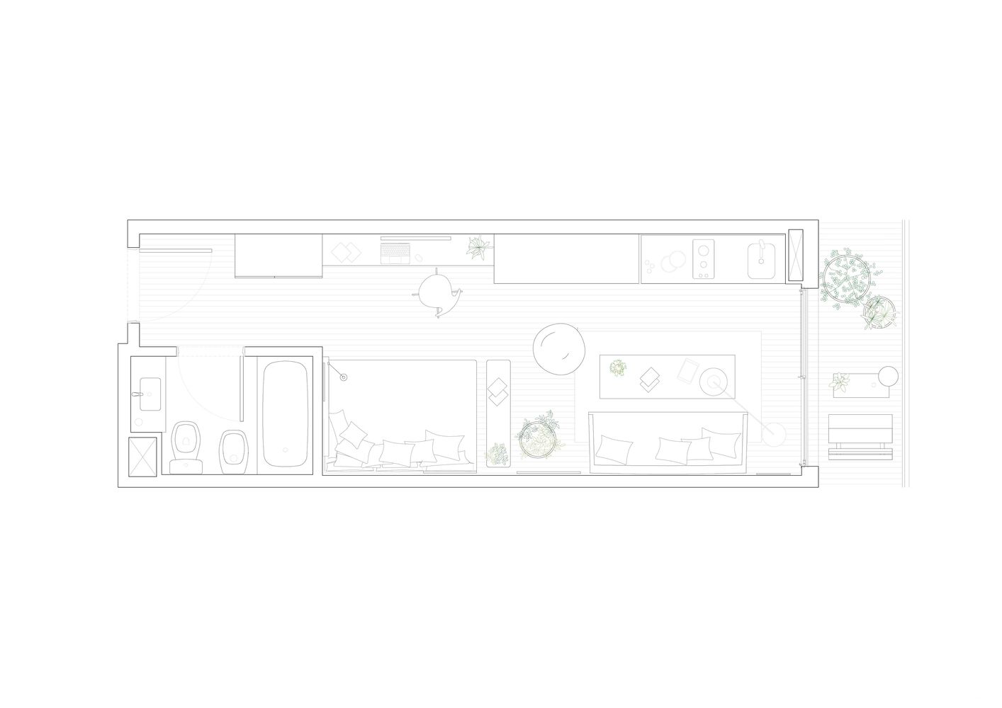 阿根廷 Chacarita 的 Corrientes 6365 建筑-27
