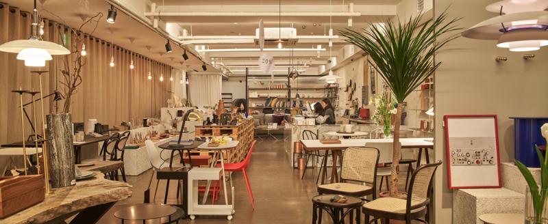 温馨 60 平韩式风格咖啡厅设计-2