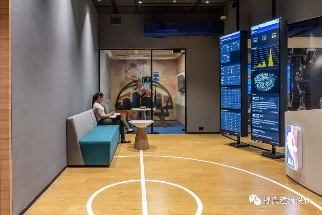 NBA 孟买体验中心——运动与办公的完美融合-43