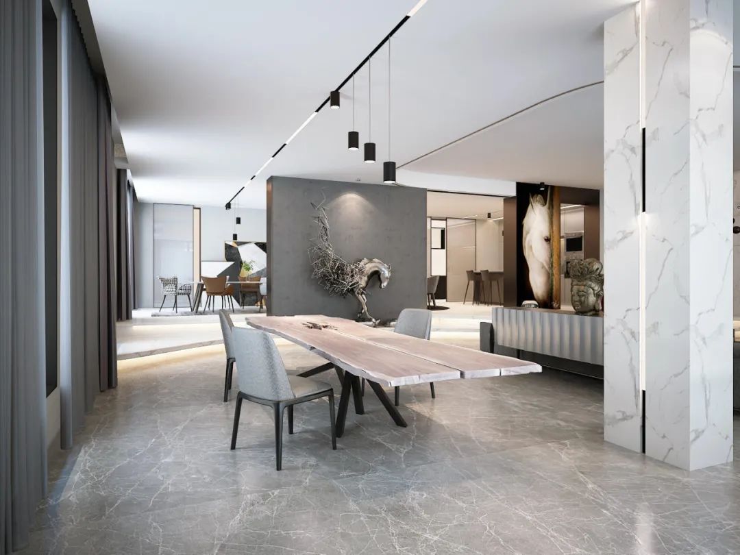 新新小镇简约别墅设计丨部亚维-15