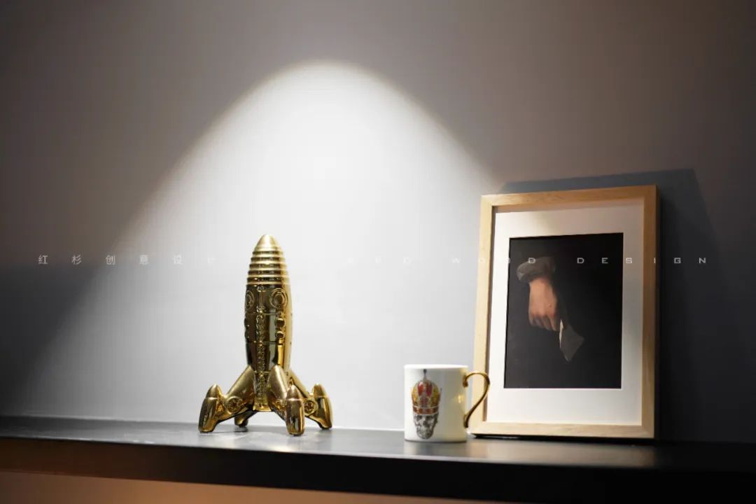 红杉创意设计 | 西安 360㎡现代家居，巧妙融合多种文化元素-72