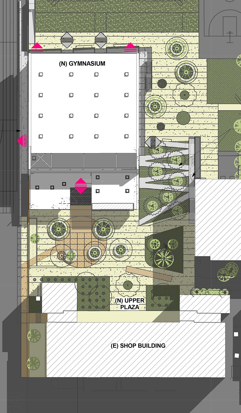 洛杉矶 Berendo 中学新体育馆丨美国洛杉矶丨CO Architects-13