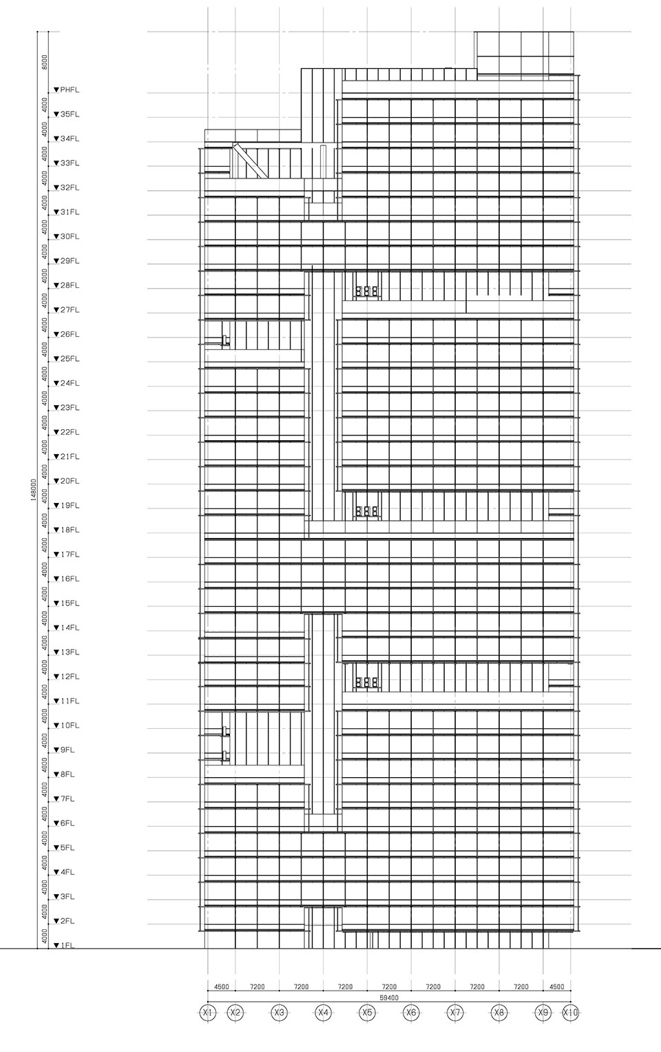 “再生树”超高层概念方案丨日建设计-47