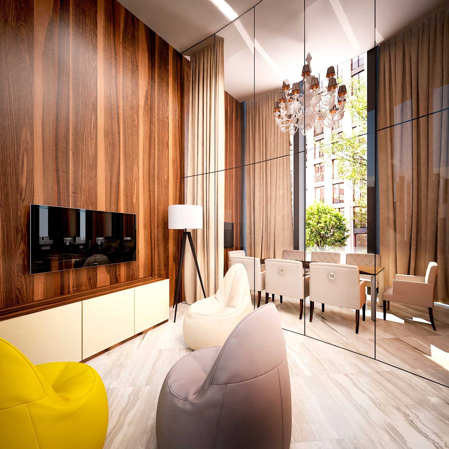 莫斯科高端住宅销售办公室设计-24