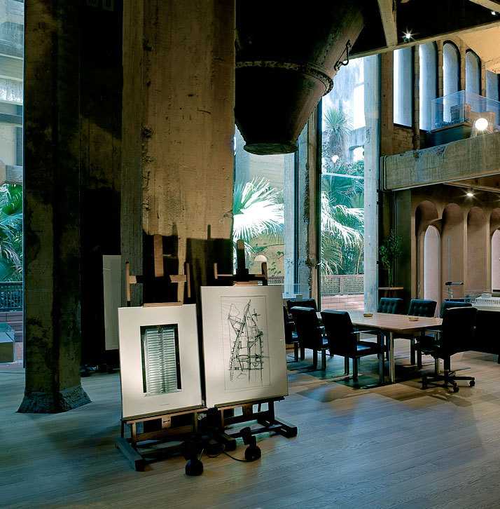 A former Cement Factory is now the workspace and residence of Ricardo Bofill-13