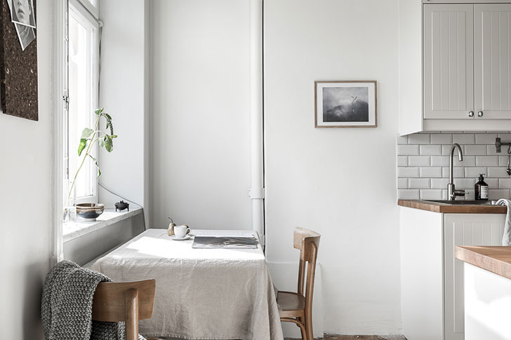 简约温暖的瑞典 33 平米小公寓设计-8