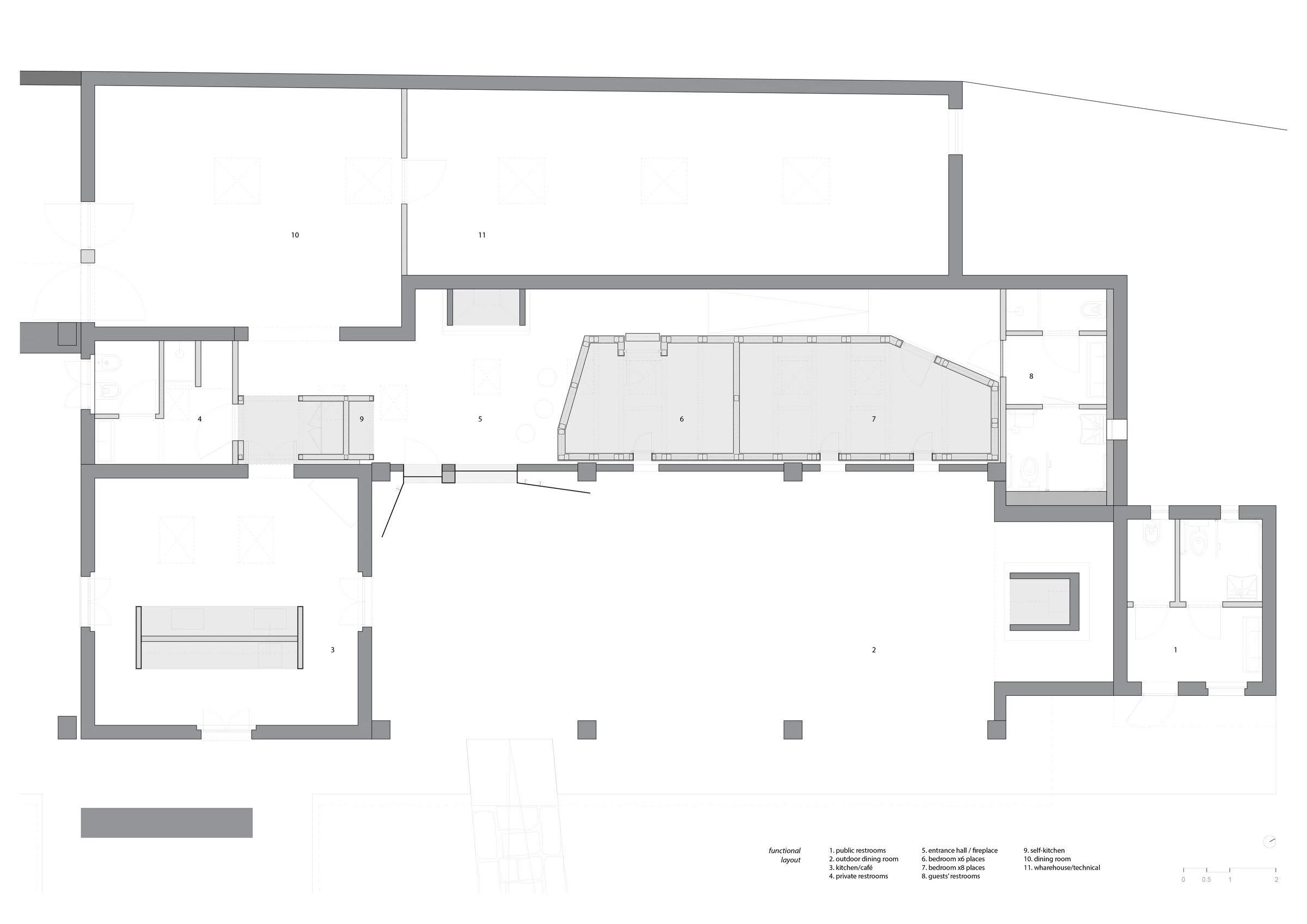 高山徒步避难所改造丨意大利丨Daniele Bonetti Architetto-53