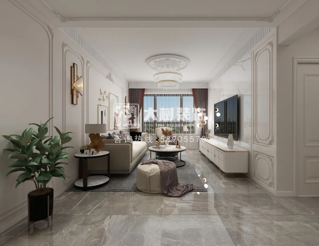 四季印象 | 60㎡美式轻奢，温馨格调与设计质感的完美融合-22