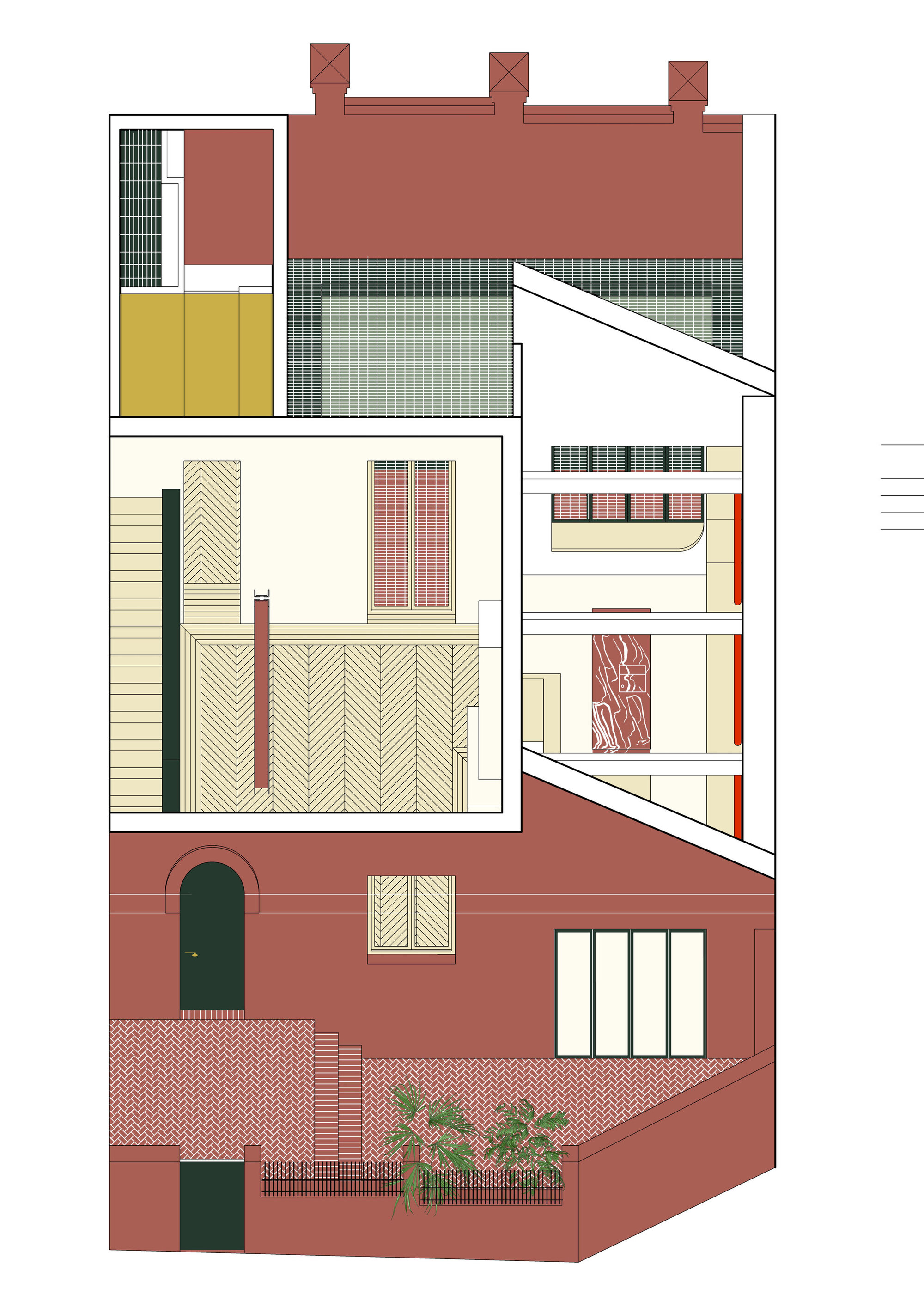 绿池之屋丨西班牙马德里丨aceboXalonso studio-42