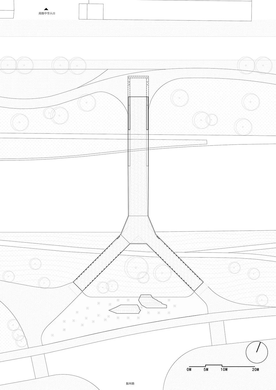 深圳坪山高级中学跨河人行桥 | 结构与空间的美学统一-86