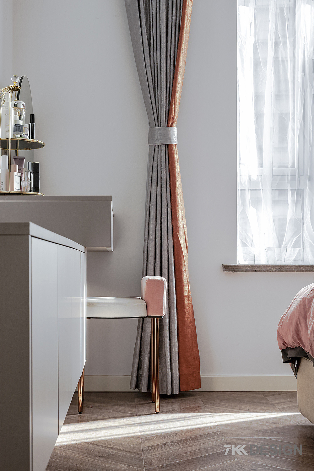 7kkdesign | 90㎡北欧风，轻奢优雅，甜美温馨，唤醒你的少女心-66