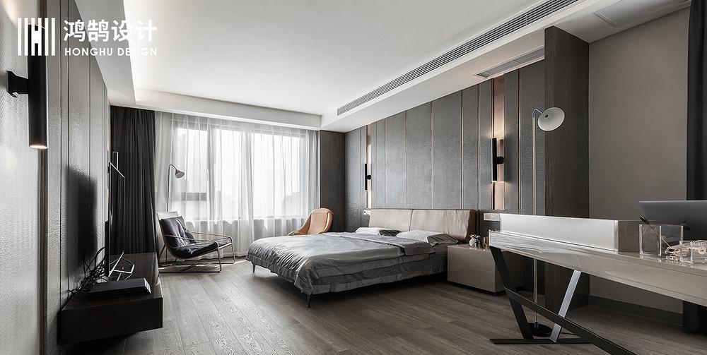 鸿鹄设计上海轻奢平层,精致细节呈现品质生活-17