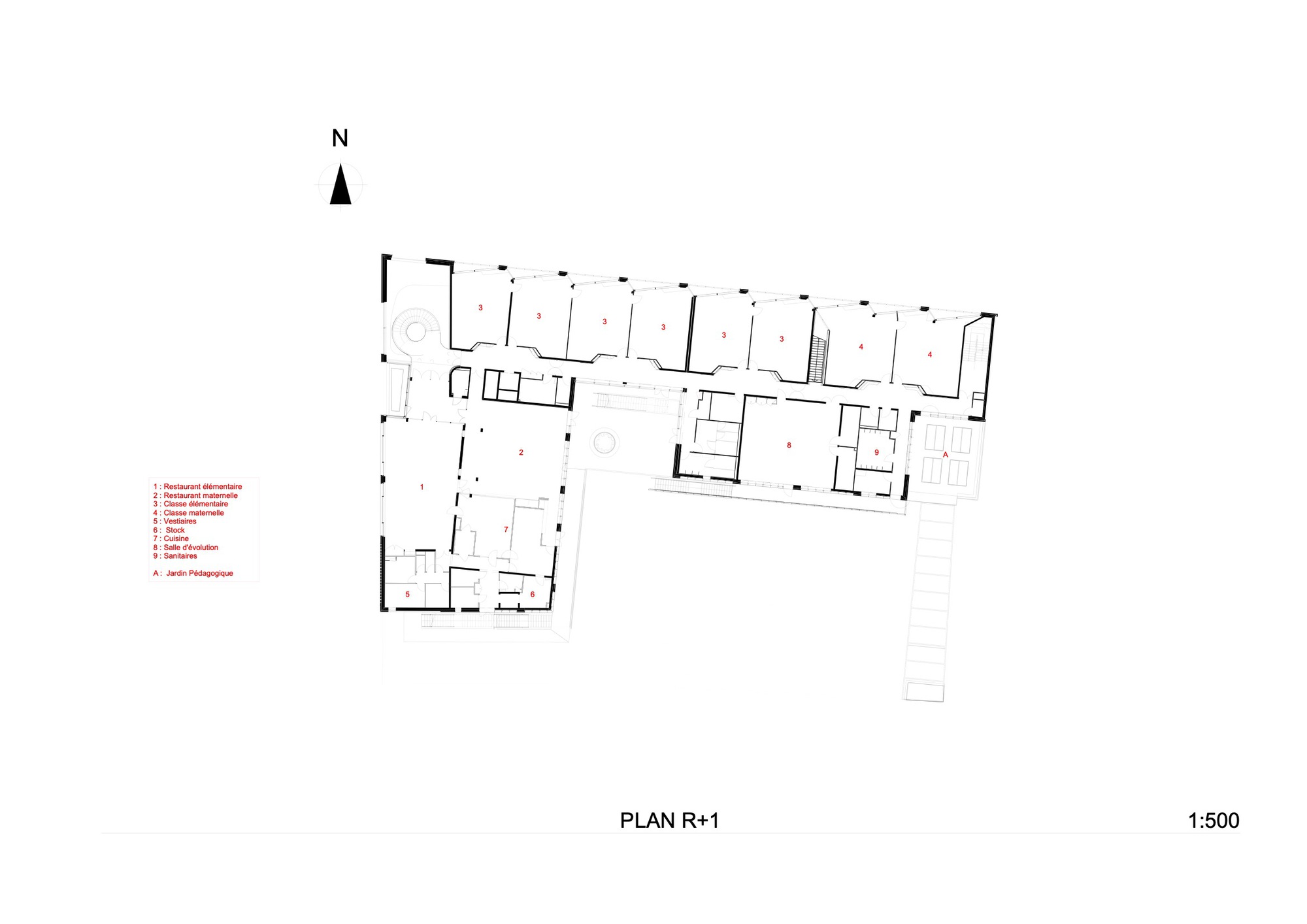 罗莎·帕克斯学校综合大楼丨法国丨Brénac & Gonzalez & Associés-36