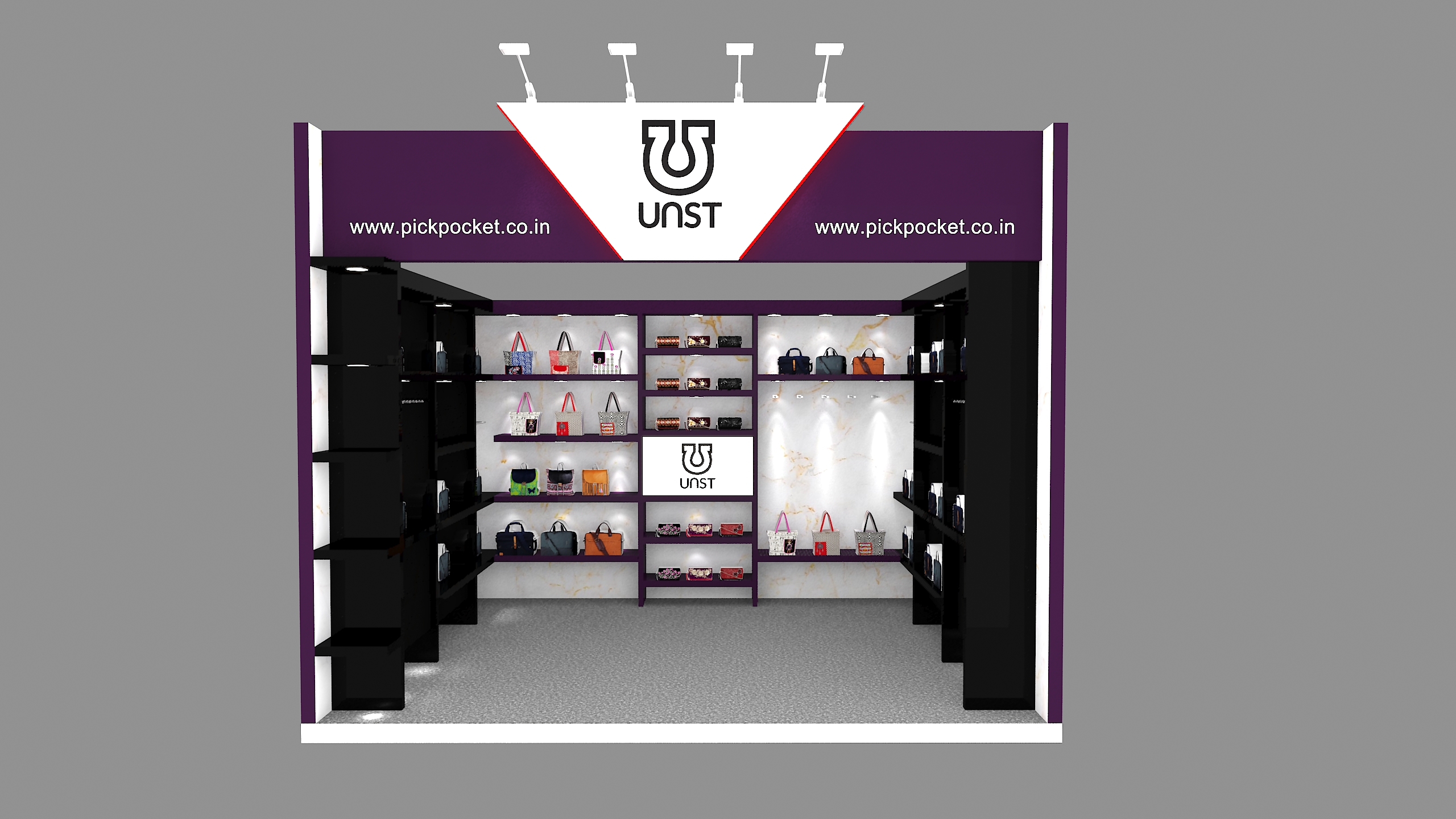 one side open stall-7