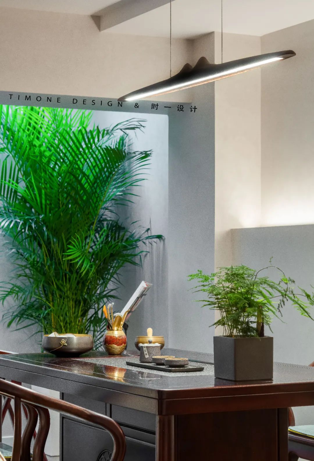 自然温馨六口之家丨中国武汉丨时一设计-70