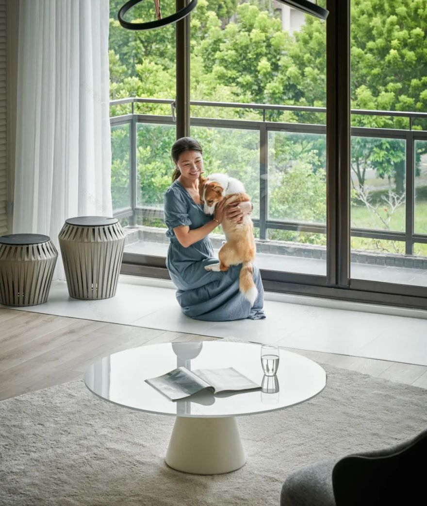 现代简洁清雅风的居住空间-14