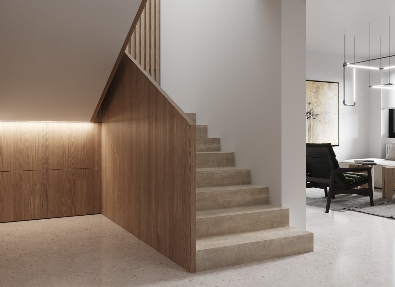 白色系现代极简风公寓-5