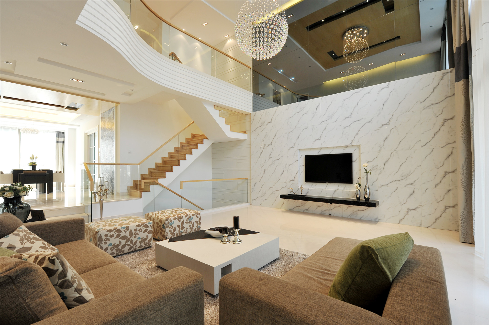 世茂一期联排别墅 | 优雅现代空间设计-23