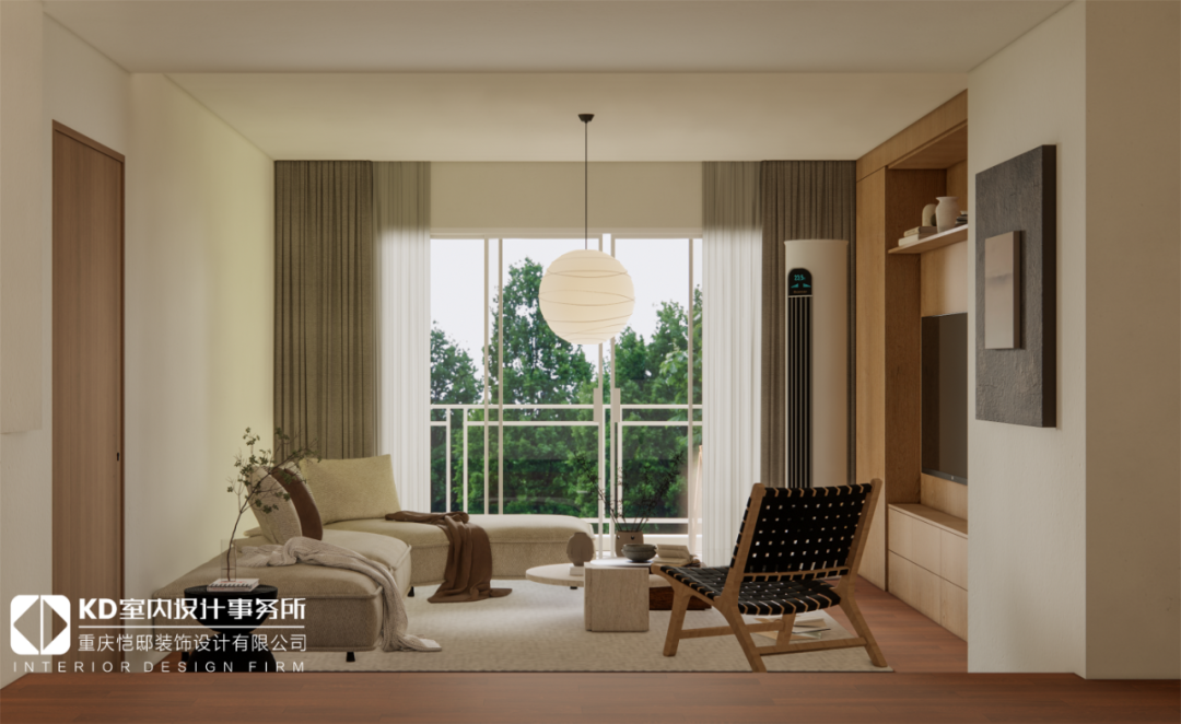 重庆龙湖西苑原木风住宅丨中国重庆丨KD室内设计事务所-24