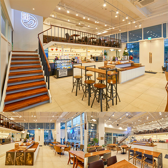 现代时尚的 Bluiverd 多层次贝壳蛋糕咖啡厅设计-1