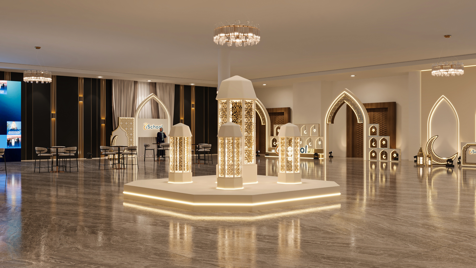 伊学校开斋晚宴活动丨Elham Emad,Habiba Nashaat-11