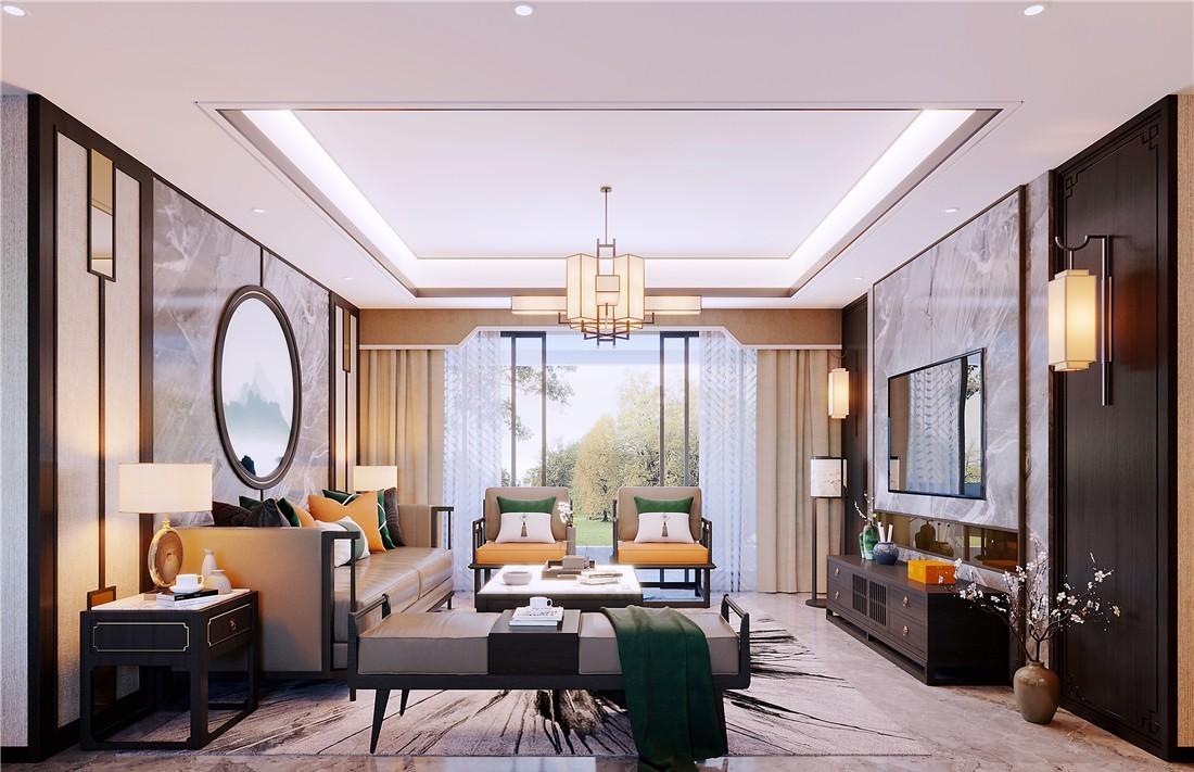 
京华假日湾花园样板房装修设计 -15