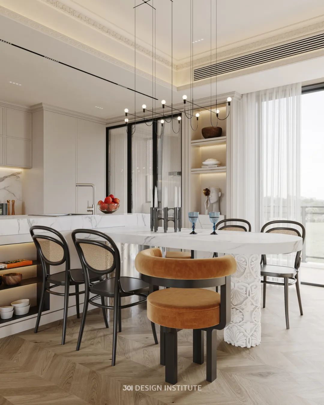 大平层设计丨301 人居设计-23