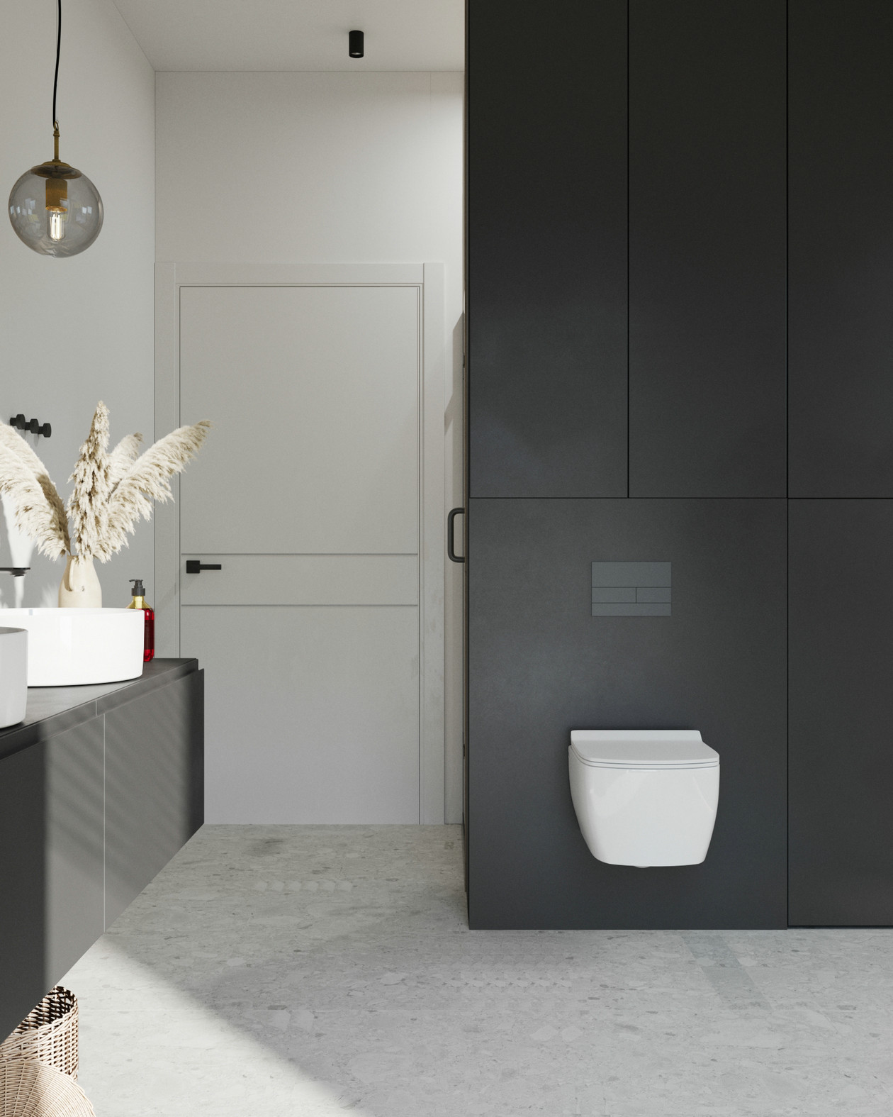 乌克兰 255㎡浅色系住宅设计-29