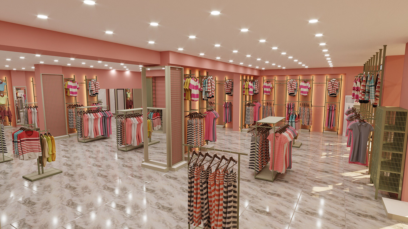 Anastasiya Gushchina丨服装店丨Women store design-0