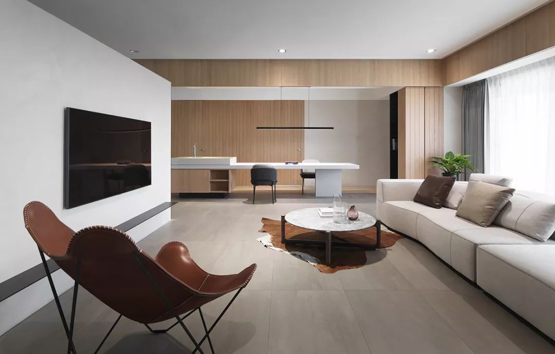 140㎡现代简约宅,明亮宽敞空间设计-8