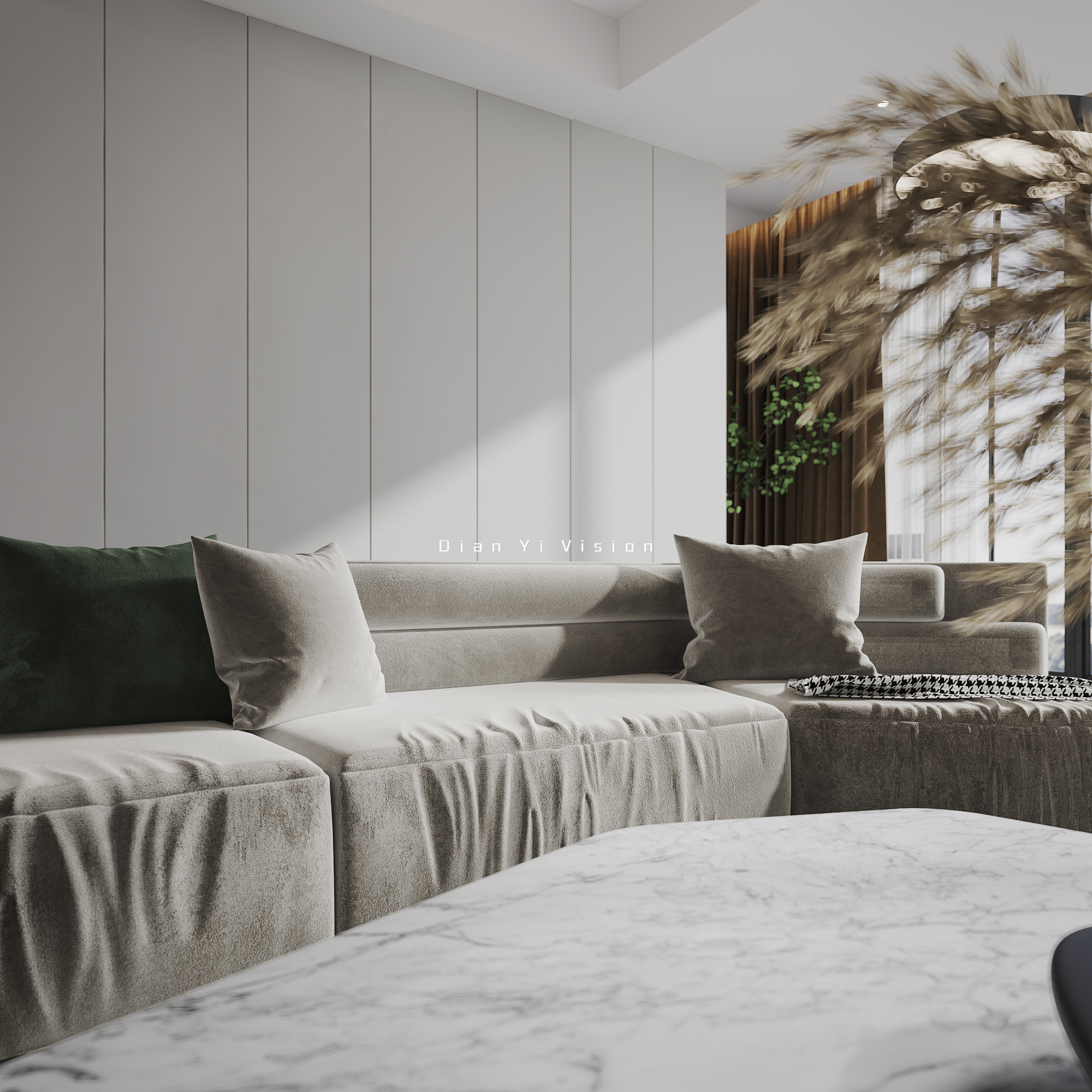 现代简约风平层设计-15