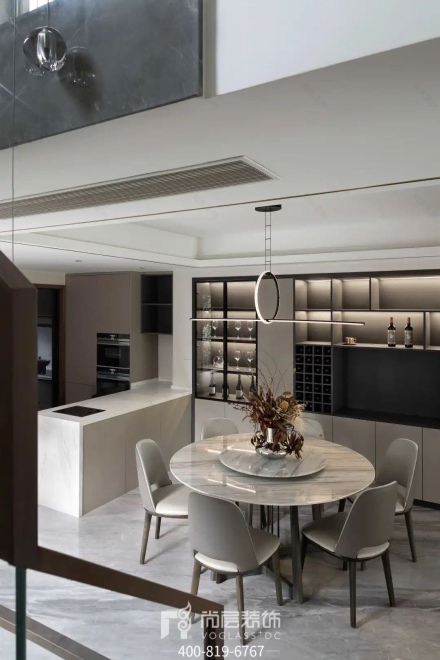 尚层装饰×瑞城花园 | 380㎡轻奢别墅设计,优雅如诗-51