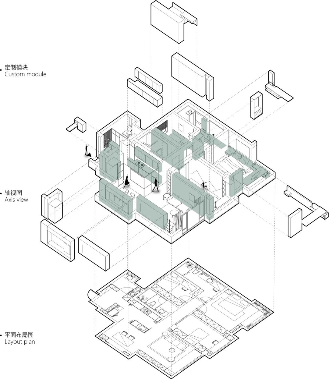 翻新旧屋，打造 110 平米三居室自然生活空间-15