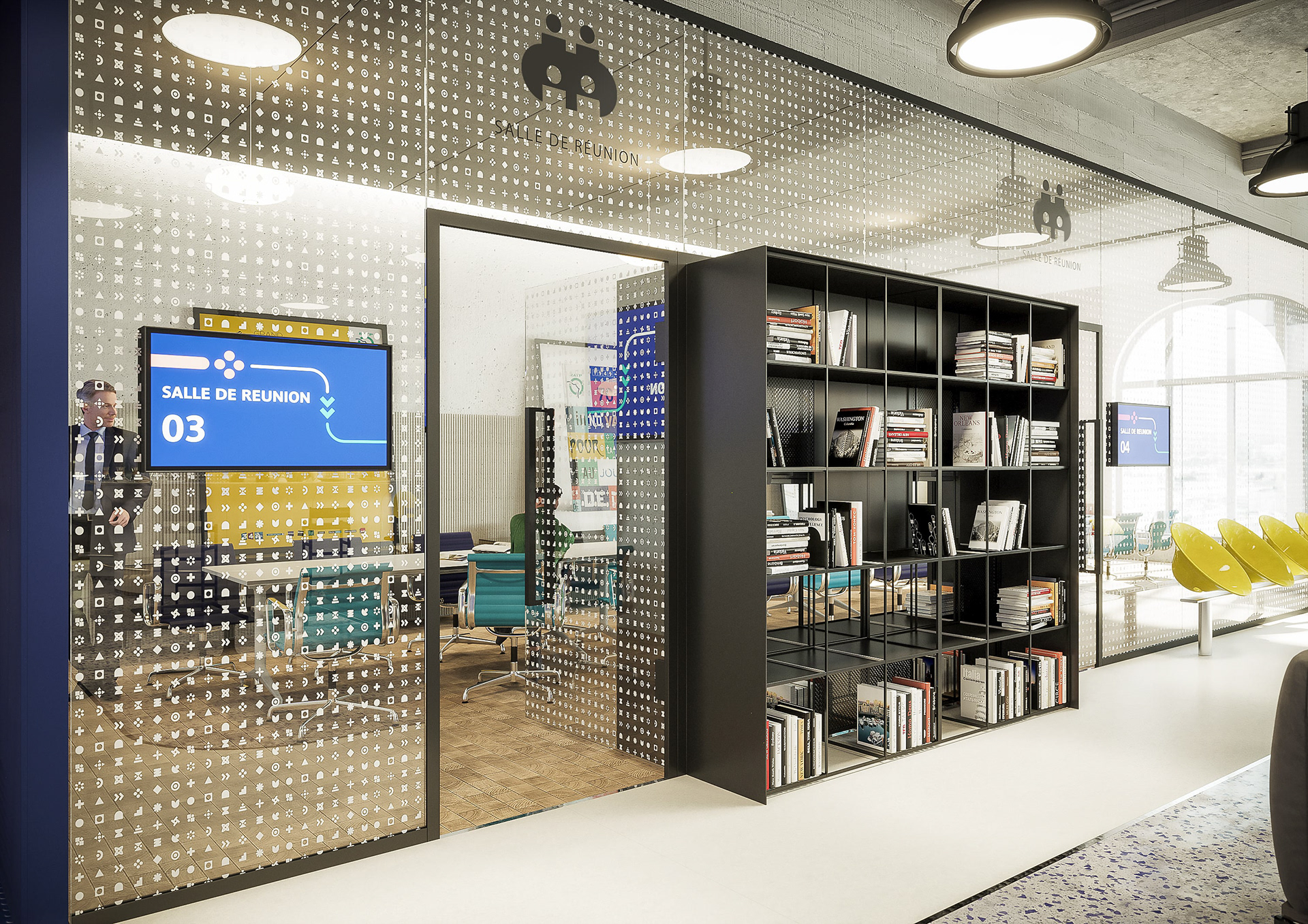 巴黎大众运输公司房地产 城市车站丨法国巴黎丨Yellow Window,4uatre-26