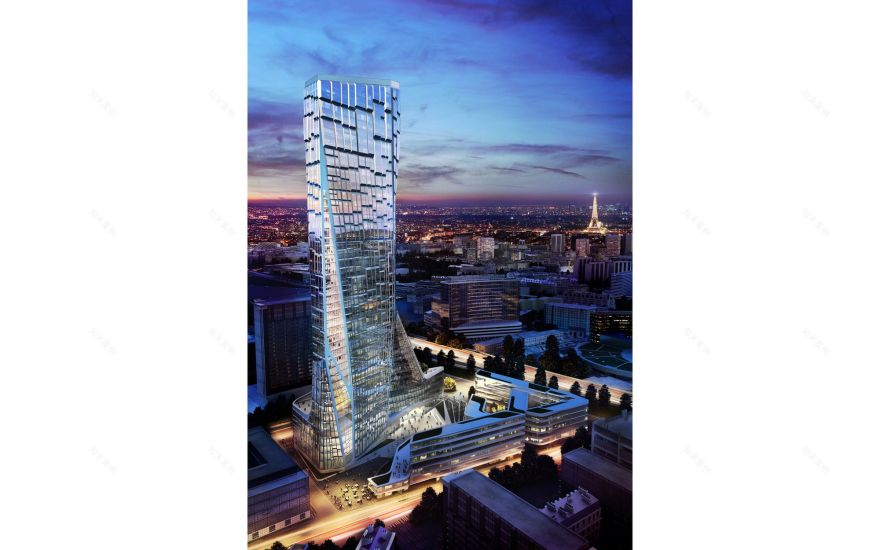 巴黎生态气候塔楼——绿色办公空间典范-11